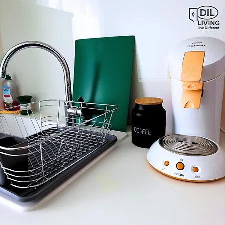 Apartment Modern - Zentral - Mit Küche - Self Check In Bad Nauheim